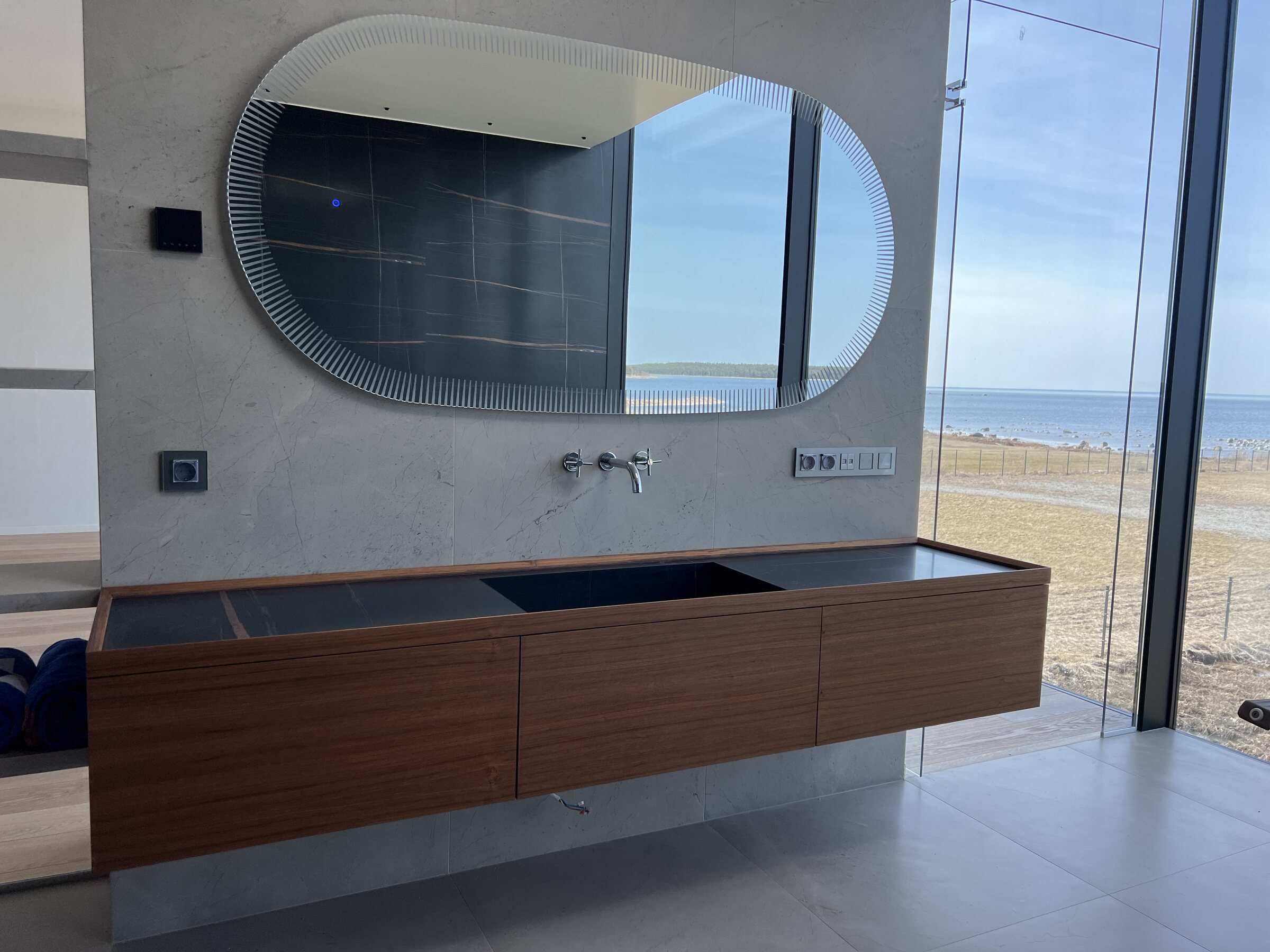 Private residence, Staircase, fitted furniture and architectural joinery
